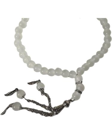 Oralgo's Handmade 99 Prayer Pearl Tasbih | Traditional Muslim Rosary Bracelet | Perfect Gift for Islamic Jewelry - Buy Online on GoSupps.com