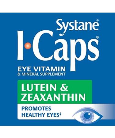 Systane ICaps Lutein & Zeaxanthin Eye Vitamin 120 Coated Tablets - 1 Pack - Buy Online on GoSupps.com