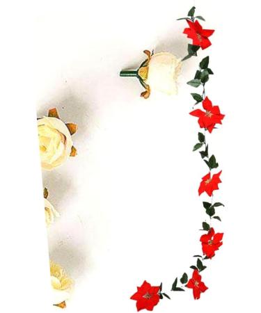 Zerodeko 3pcs String Artificial Flower Garland Decorated Garland Christmas Flower Garland Holiday Garland Office Decorations Christmas Garland Guirnaldas Para Ornament Window Flower Vine As Shownx3pcs mediumx3pcs - Buy Online on GoSupps.com