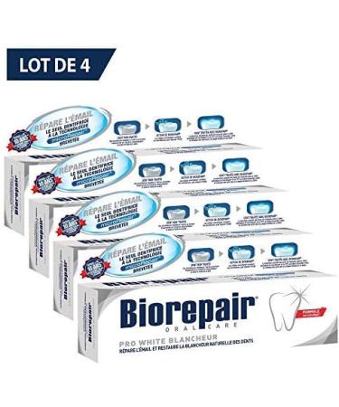 Biorepair Pro White 75 ml - 4 Pack | International Shipping | Dental Care & Whitening - Buy Online on GoSupps.com