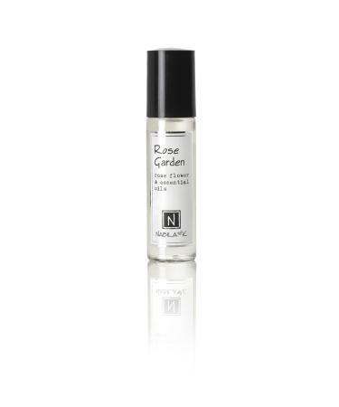 Rose Garden Roll-On Perfume with Rose Essential Oil Alcohol-Free All-Natural Organic Long-Lasting Fragrance - Travel-Size Perfume for Women - TSA Approved 0.33 oz / 10 ml