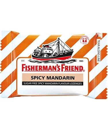 Buy Fisherman's Friend Spicy Mandarin Lozenges 25g (Pack of 6) - International Shipping Available - Buy Online on GoSupps.com