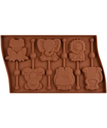 Alipis 2pcs 6 Silicone Molds Silicone Baking Molds Silicone Gummy Mold Candy Molds Food Grade Lollipop Mold - Buy Online on GoSupps.com