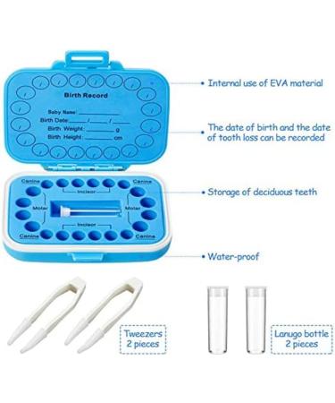 Opuorcy Baby Teeth Keepsake Box - Kids Teeth Saver & Storage Organizer - Buy Online on GoSupps.com