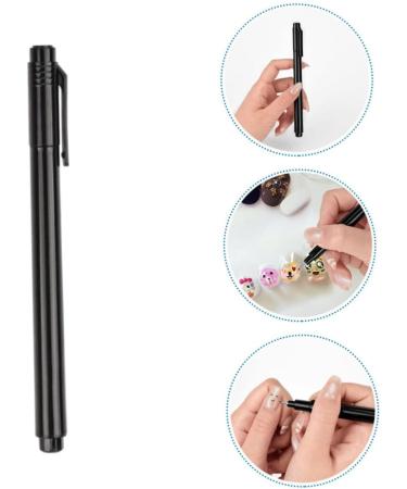 Healeved 1pc Nail Art Pen Nail Painting Brush Skin Marking Pen Fine Line Art Pens Nail Art Beauty Tool Mark Pen Drawing Line Pen Nail Salon Pen Manicure Black Painted Paint Pen Plastic - Buy Online on GoSupps.com