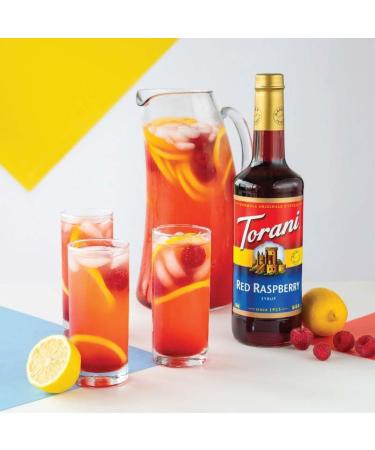 Torani Red Raspberry Flavour Syrup 750ml bottle 2 Pack dark red - Buy Online on GoSupps.com