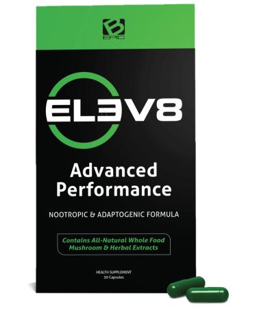 ELEV8 Advanced Performance Supplement - 30-Day Supply (30 Capsules) | Unlock Ancient Medicinal Secrets for Optimal Health and Functioning (Packaging May Vary)