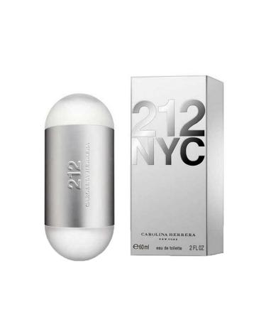 Carolina Herrera 212 Nyc Fragrance For Women - Floral Notes - Sensual And Feminine Scent - Multi Layered Fragrance Of Zestful Energy Inside - Sandalwood And Bergamont - Edt Spray - 2 Oz Floral 2 Fl Oz (Pack of 1)