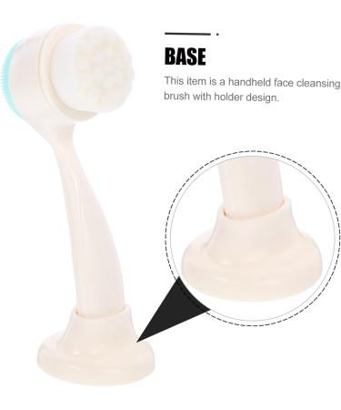 Angoily Manual Face Brush Pore Deep Skin Care Tools Silicone Face Cleansing Brush Hair Accessories Hand Wash Brush Deep Pore Child Scrub Brush Artificial Fiber Handheld - Buy Online on GoSupps.com