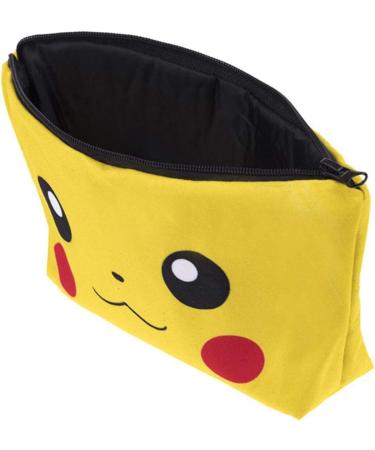 PREMYO Yellow Cosmetic Bag - Small Makeup Bag for Women & Pencil Case | Stylish Handbag Essential - Buy Online on GoSupps.com