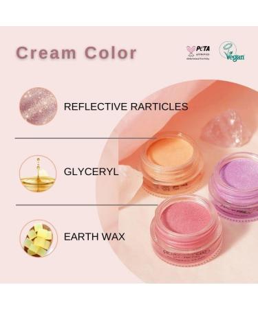 Oulac Glitter Eyeshadow Metallic Finish - Pink Star Light Pink | Waterproof & Long-Lasting | Vegan | 12g - Buy Online on GoSupps.com