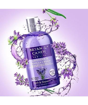 Lavender & Vanilla Shower Gel (300ml) - Nourishing Aloe Vera & Essential Oils - Shop Internationally - Buy Online on GoSupps.com