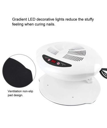 Manicure Dryer - Hot & Cold Air Nail Drying Fan | Warm Cool Nail Tool (White01) - Fast International Shipping - Buy Online on GoSupps.com