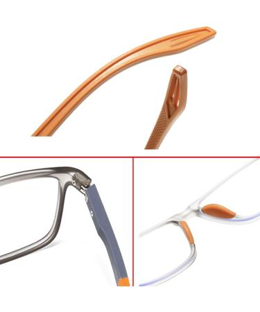 Multifocal Sports Style Reading Glasses Blue Light Blocking Glasses For Unisex TR90 Flexible computer Readers(Couleur:Red Grandeur:2.5x) - Buy Online on GoSupps.com