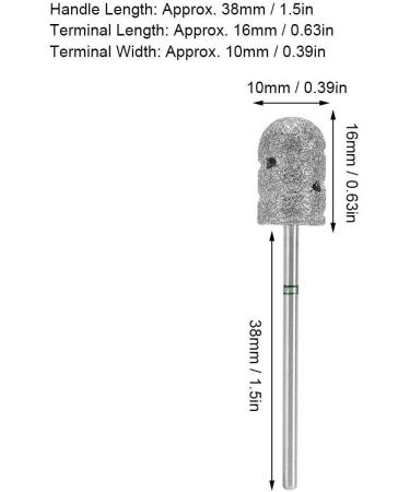 Nail Polishing Head Effective Nail Drill Bit Strong Hardness for Exfoliation for Foot Dead Skin Removal for Manicure - Buy Online on GoSupps.com