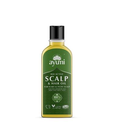 Ayumi Bio Active Scalp & Hair Oil, Nourishes & Moisturizes Follicles. Revitalizes Hair & Scalp, Minimizes Itching & Reduces Dandruff 1 x 150ml