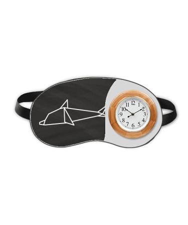 Origa Dolphin Geometric Shape Sleep Eye Head Clock Travel Shade Cover