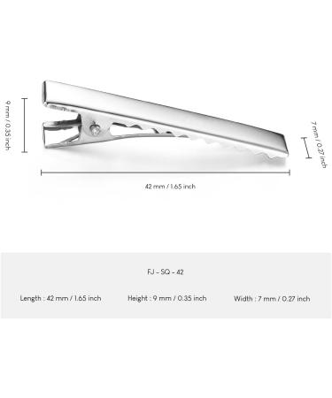 Wynameleri 42mm star hair clip silver secure hair clips grips for short hair 1.65" mini metal hair slide clips flat metal hair pins - Buy Online on GoSupps.com