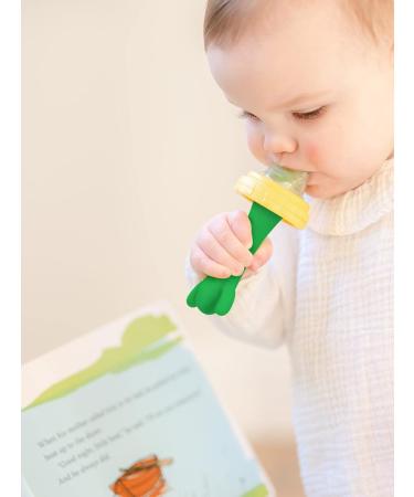 Lollaland 2-in-1 Cactus Fruit Feeder Pacifier for Babies - Food Teethers with Silicone Pouch - Buy Online on GoSupps.com