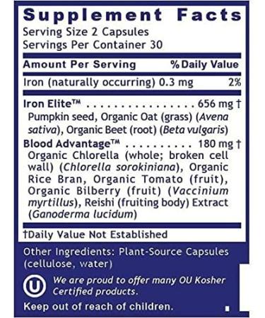 Quantum Iron Support - 60 Capsules | Essential Mineral Supplement - Buy Online on GoSupps.com