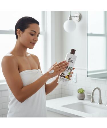 Queen Helene Shea Butter + Pro Vitamin Hand and Body Lotion 32 oz Moisturizing and Restoring Formula for All Skin Types - Buy Online on GoSupps.com