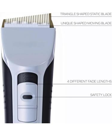 Fading Culture The 2.0 Fadingculture The 2.0 Cordless Hair Clipper - Instant Fade Culture Professional Barber Clippers Shaving Kit for Cordless Hair Trimmer (Black) - Buy Online on GoSupps.com