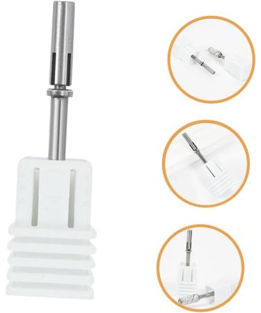 minkissy nail metal bits nail drill bits manicure supplies nail sanding drill bits cuticle drill bits for nails nail grinding bits nail bits Stainless steel Manicure tools portable - Buy Online on GoSupps.com