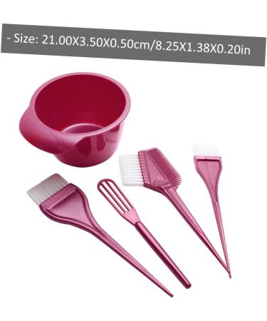 MAGICLULU 2 Sets Hairdressing Tool Professional Blender Mixology Kit Hair Coloring Tool Diy Hair Coloring Kit Pro Tools Hair Coloring Stirrer Hair Coloring Bowl Diy Hair Dye Abs Red Brush - Buy Online on GoSupps.com