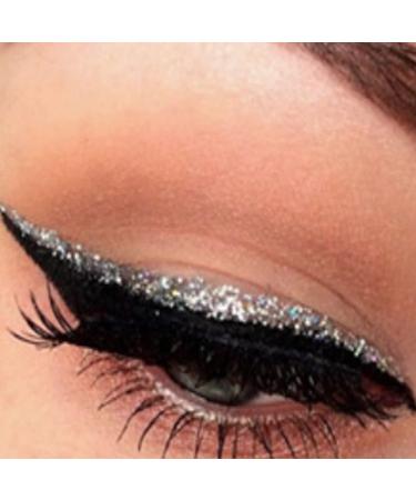 Glitter Eyeliner Shiny Metallic Liquid Eyeliner Waterproof Starry Sequins Eye Cosmetic Grey 5ml metallic liquid eyeliner - Buy Online on GoSupps.com
