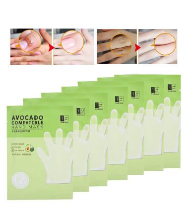 7pcs Moisturizing Hand Mask - Skin-Friendly Nourishing Care for Rough & Damaged Hands | Anti-Dry Treatment - Buy Online on GoSupps.com