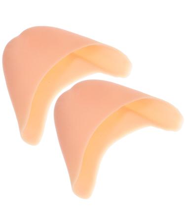 Baluue Pair of Forefoot Pads Silicone Forefoot Pad Soft Metatarsal Pads for Reducing Forefoot Pain Soft Gel Cushioning Shoe Inserts for Running Hiking High Heels