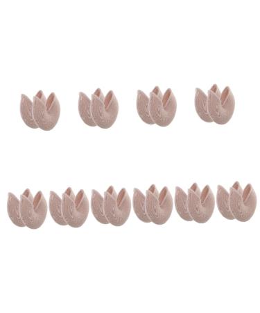 Mobestech 10 Pairs Ballet Toe Cover Toe Protectors Silicone Gel Pointe Shoes Protectors Pointe Shoe Gel Pads Dance Socks Toe Caps Ballet Toe Protector Foot Toe Protector Insole