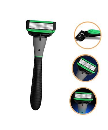 1 Set Razor Shavers for Men - Stainless Steel Manual Hair Clippers with Rubber Handle - Perfect for Smooth Shaving - Buy Online on GoSupps.com