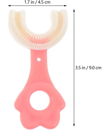 DOITOOL Kids Silicone U Shape Training Toothbrush - 12pcs, Waterproof & Soft Oral Cleaner for Children, Toddler Manual Toothbrush - 9.5X4.7X1.7CM - Buy Online on GoSupps.com