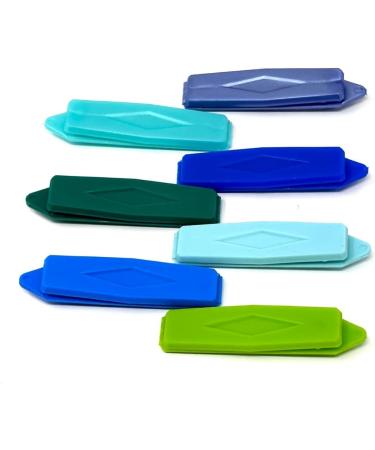 Camtiac Dog Hair Clip Diamond 7-Piece Set - Green-Blue | Best International Shipping - Buy Online on GoSupps.com