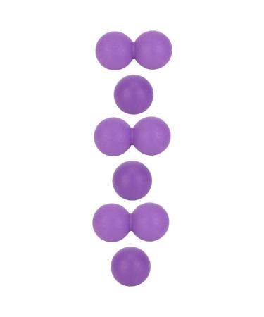 FOMIYES 6 Stk Yoga Ball Massageball Lacrosse-Ball Lacrosse Massage Foot massager Yoga therapy wall Ball for muscle relaxation Household Massage balls the ball roll ice hockey fascia