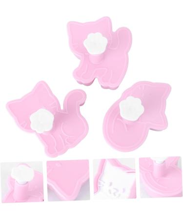 OUNONA 6 Pcs Biscuit Mold Kids Cookie Cutters Cute Cookie Cutters Animal Cookie Cutters Hanging Transparent Bin Small Cartoon Molds Cat Cookie Pastry Molds Paper Cup Silica Gel 3D The Cat 8x7.5cmx2pcs Pinkx2pcs - Buy Online on GoSupps.com