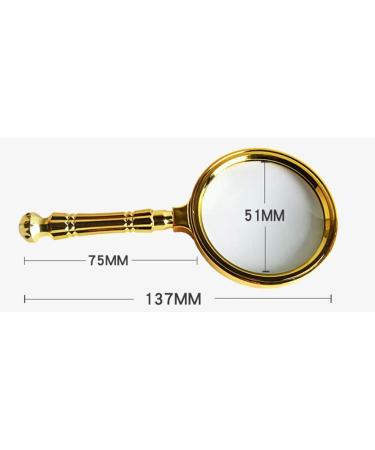 HD Handheld Magnifying Glass 10 Times Old Reading Reading Gift Magnifying Glass Portable Magnifying Mirror Handle Detachable Made in China - Buy Online on GoSupps.com