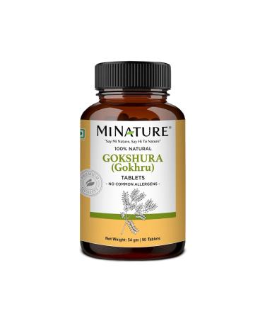 minature Gokshura (Tribulus Terrestris) Tablets - Pure Plant Based Herbal Supplement | Natural & Gluten Free | 90 Count 45 Day Supply