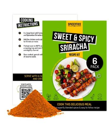 Spicentice Sriracha Recipe Kits (Pack of 6)