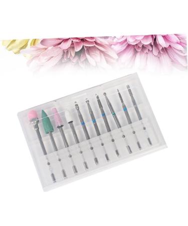 Beaupretty Set Nail Drill Bits for Acrylic Nails Nail Drill Kit Ceramic Nail Drill Bit Manicure Drill Bits Diamond Nail Drill Bit Diamond Cuticle Nail Bits Tungsten Steel Grinding Head medium Picture 1 - Buy Online on GoSupps.com