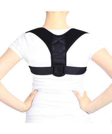 Zerodis Breathable Back Brace Adjustable Posture Corrector Clavicle Support Back Shoulder Brace with Adjustable Straps for Men Women