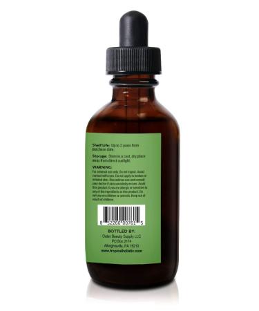 Tropical Holistic 100% Pure Jamaican Black Castor Oil 4 oz - Natural Hair Growth & Scalp Treatment for Beard, Eyelashes, Edges, Dandruff - Premium Formula for Healthy Hair & Eyebrows - Buy Online on GoSupps.com