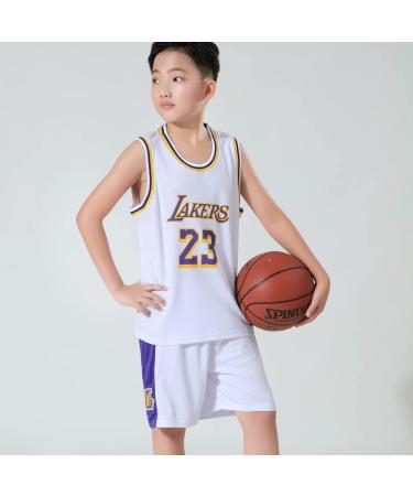 Shop Children's Basketball Jersey Set - 2-Piece White Sleeveless Outfit (Ages 8-10) | Stylish & Comfortable Fashion Jerseys - Buy Online on GoSupps.com