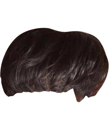 Hair Clips for Baby Girls Fiber Wig Fashion Short Hair Black Rose Net High Temperature Silk Women's Wigs for Women over 50 Black One Size - Buy Online on GoSupps.com