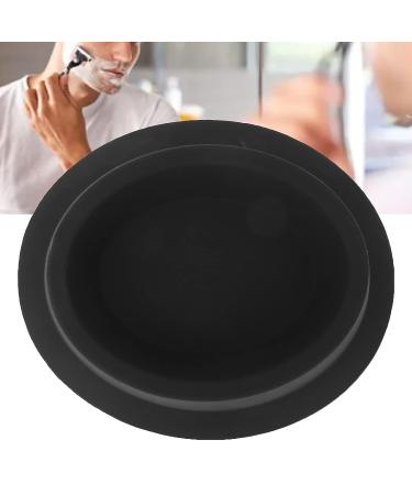 Men's Silicone Shaving Soap Bowl - Portable & Large Capacity (Black) - Buy Online on GoSupps.com