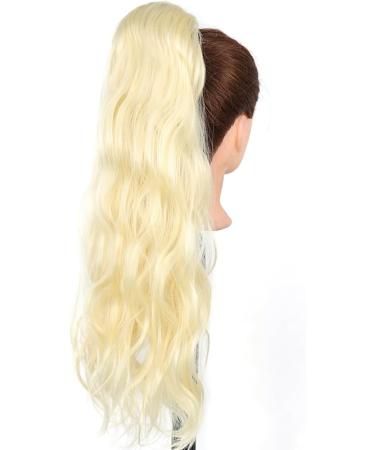 Ponytail Extension Long Curly Wave | Synthetic Hairpiece 24 inch | Heat Resistant Wrap Around Ponytail for Women - Prinfantasy MW132 - Buy Online on GoSupps.com