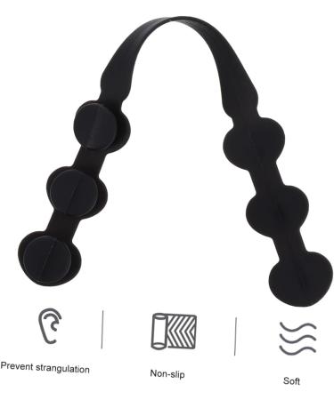 Buy Healvian Adjustable Masking Hooks - 30 STK Extension Buckle for Comfortable Mask Fit | Elastic Mask Strap Holders - 18x1.9cm - 3pcs - Buy Online on GoSupps.com