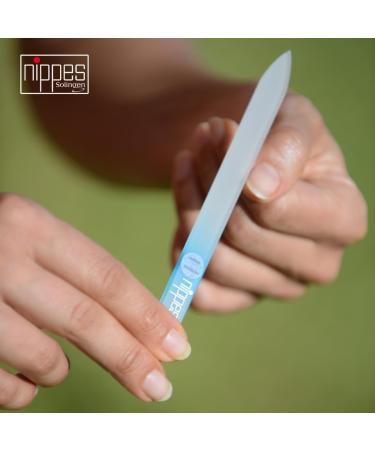 Nippes Glass Nail File Purple | 14 cm | Can be Used on Both Sides | Glass File for Nails | Nail File Glass | Glass File for Nails High Quality Lila - Buy Online on GoSupps.com