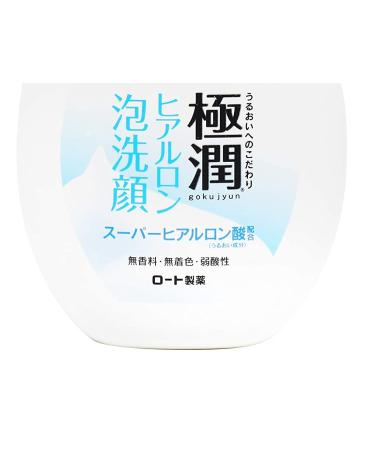 Hada Labo Rohto Gokujyn Hyaluronic Acid Cleansing Foam 160ml - Gentle Hydration for Clean and Clear Skin - Buy Online on GoSupps.com